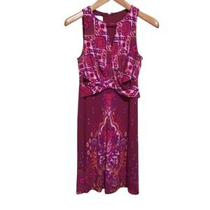 Donna Morgan Sleeveless‎ Burgundy Dress 4